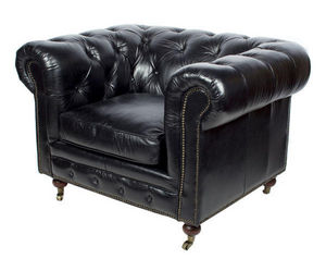 JP2B DECORATION - fauteuil chesterfield - Fauteuil Chesterfield