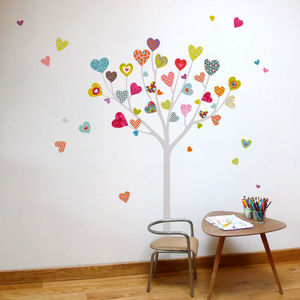 SERIE GOLO - arbre à coeur - Sticker Décor Adhésif Enfant