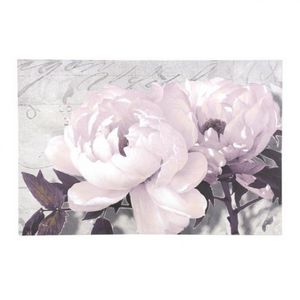 MAISONS DU MONDE - toile floralie grisée - Photographie