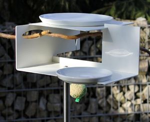 Mangeoire à oiseaux style japonais à suspendre