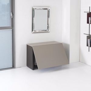 WHITE LABEL - console extensible proteo gris taupe - Console
