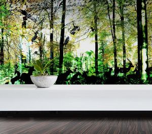 IN CREATION - forêt wild 5 - Papier Peint Panoramique