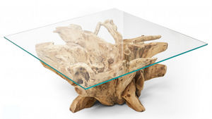 mobilier moss - racine - Table Basse Carrée
