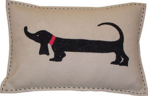 Barbara Coupe - sausage dog - Coussin Rectangulaire
