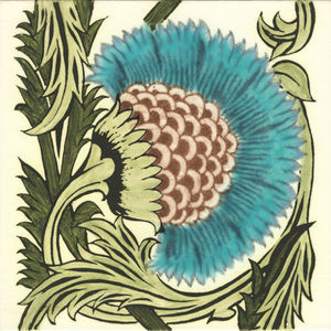 Kenneth Clark Ceramics - bbb 1 turquoise - Carreau De Céramique