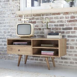 BOIS DESSUS BOIS DESSOUS - meuble tv en bois de mindy 110 oslo - Meuble Tv Hi Fi