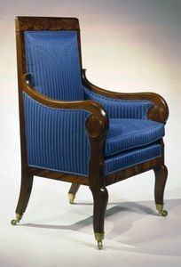 CARSWELL RUSH BERLIN - rare restauration bergere - Fauteuil Marquise