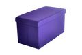 Malle-IKKO Home Design-Pouf Coffre pliant violet SUNNY