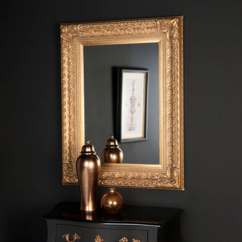 MAISONS DU MONDE - Miroir-MAISONS DU MONDE-Miroir Marquise or 95x125