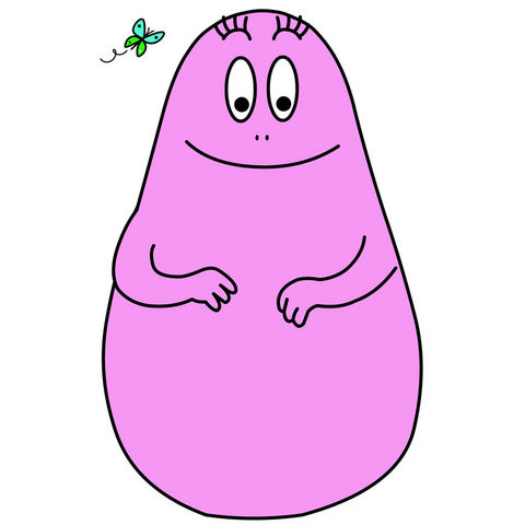 ALFRED CREATION - Gommettes-ALFRED CREATION-Stickers BARBAPAPA GEANT