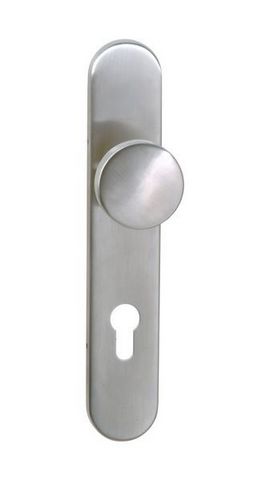 DESIGN MAT - Poignée de porte (ensemble)-DESIGN MAT-Plaque paliere fixe cylindrique
