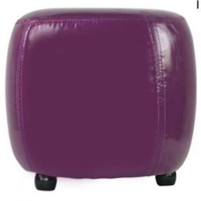 International Design - Pouf-International Design-Pouf rond PVC - Couleur - Violet