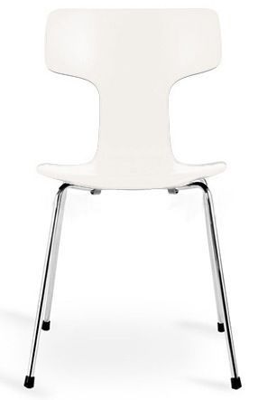 Arne Jacobsen - Chaise réception-Arne Jacobsen-Chaise 3103 Arne Jacobsen ecru Lot de 4