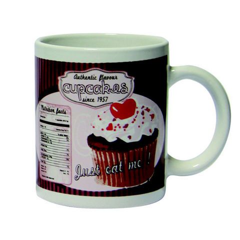 WHITE LABEL - Mug-WHITE LABEL-Mug Vintage Cupcakes