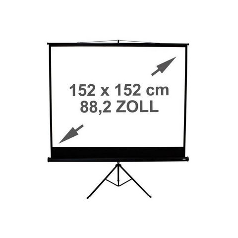 WHITE LABEL - Ecran de projection-WHITE LABEL-Écran de projection trépied 152x152 cm