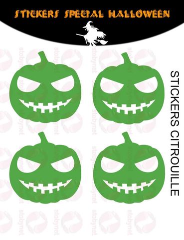 WHITE LABEL - Sticker-WHITE LABEL-Sticker Citrouilles