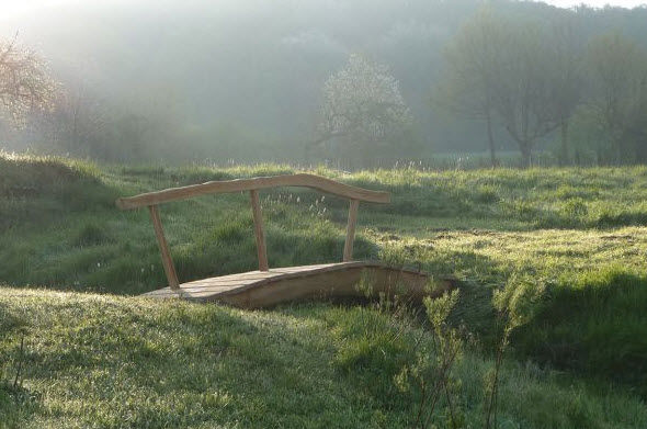 Atelier Du Rivage - Pont de jardin-Atelier Du Rivage-Le petit pont de Clémence