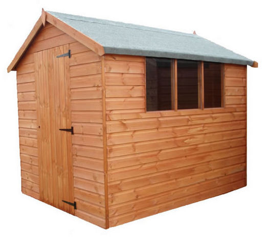 Langhale And Taylors Garden Buildings - Abri de jardin bois-Langhale And Taylors Garden Buildings-Traditional Standard Apex Shed 10'x8'