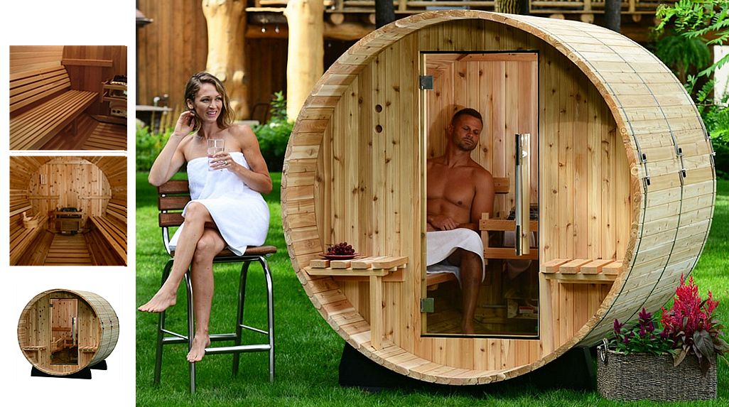 SPA ALINA Outdoor sauna Sauna & hammam Bathroom Accessories and Fixtures  | 