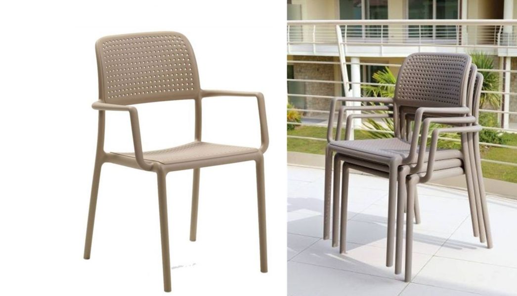 MEUBLES SIEGES Stackable garden armchair Outdoor armchairs Garden Furniture  | 