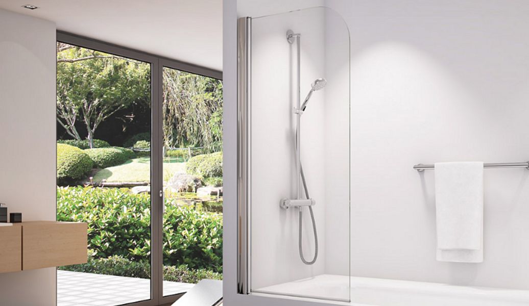 SANSWISS Bathtub screen Showers & Accessoires Bathroom Accessories and Fixtures  | 