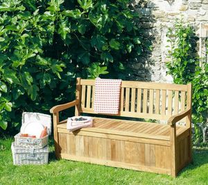 Garden bench with storage
