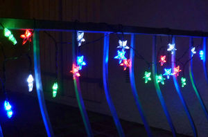 FEERIE SOLAIRE - guirlande solaire etoiles multicolores 20 leds 5,8 - Lighting Garland