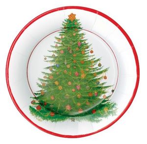 CASPARI - noel - Christmas Decorated Paper Plate