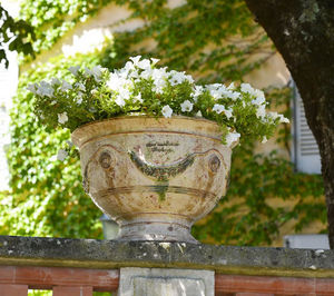 Poterie de La Madeleine - patine ancienne - Garden Vase