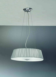 Oberoi Brothers Lighting - panache energy saving pendant 4 light satin nickel - Hanging Lamp