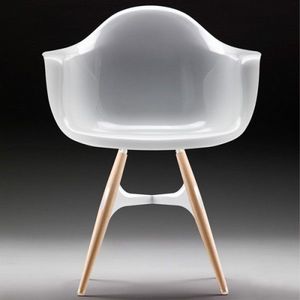 Sodezign - chaise fa avec accoudoirs design en polycarbonate - Armchair