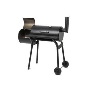 WHITE LABEL - barbecue charbon avec thermomètre m - Charcoal Barbecue