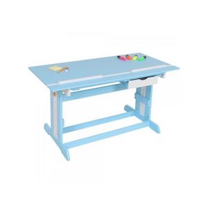 WHITE LABEL - bureau enfant meuble chambre bleu - Children's Desk