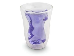 WHITE LABEL - verre décorative à double paroi à la forme d'un c - Beer Glass
