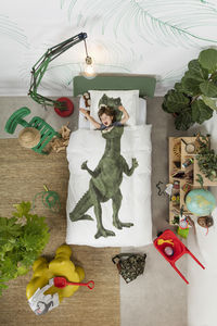 SNURK - dinosaurus rex - Children's Bed Linen Set