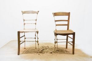 STÉPHANE THIDET - installation - chair - Sculpture