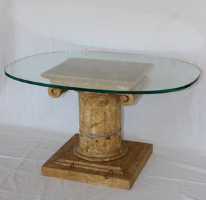PASQUINI MARINO - classico - Oval Coffee Table