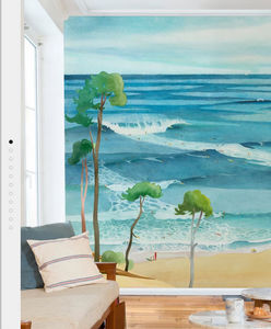 ISIDORE LEROY - surf - Panoramic Wallpaper