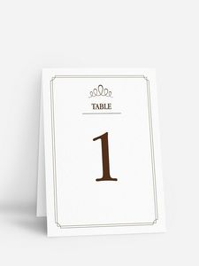 FAIREPARTERIE -  - Table Number