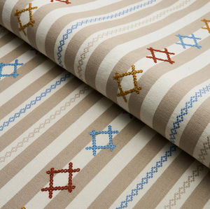 SCHUMACHER - rhodes stripe - Upholstery Fabric