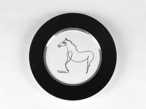 MARC DE LADOUCETTE PARIS - picasso cheval 1920 - Serving Plate