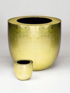 DESIGNER PLANTERS - gold leaf finished - Flower Pot