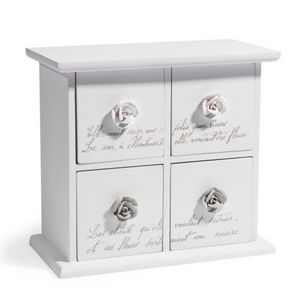 MAISONS DU MONDE - boîte 4 tiroirs rosa - Jewellery Box