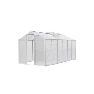 WHITE LABEL - serre polycarbonate 310 x 270 cm 8,3 m2 - Greenhouse
