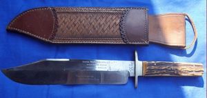 Cedric Rolly Armes Anciennes - original bowiie serie limitee - Hunting Knife