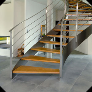 Atelier Benoît Hérouard - escalier balancé - Suspended Staircase