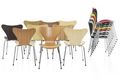 Chair-Arne Jacobsen-Chaise Sries 7 Arne Jacobsen 3107 Bois structur Ch