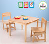Children games table-KidKraft-Salon table et chaises pour enfant en bois clair