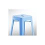 Bar stool-WHITE LABEL-Lot de 2 tabourets de bar factory bleu