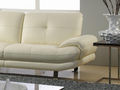 3-seater Sofa-WHITE LABEL-Canapé Cuir 3 places SWAN